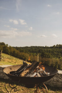 Braciere per rituale nel monferrato