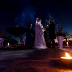 Matrimonio di dicembre alla sera, con rito simbolico primo certificato sostenibile in piemonte